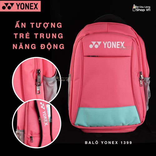 Balo cầu lông Yonex BAG1399 hồng studio trẻ trung