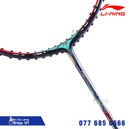 Khớp nối chữ T của vợt Lining Aeronut 9000c màu xanh được thiết kế theo phong cách mới