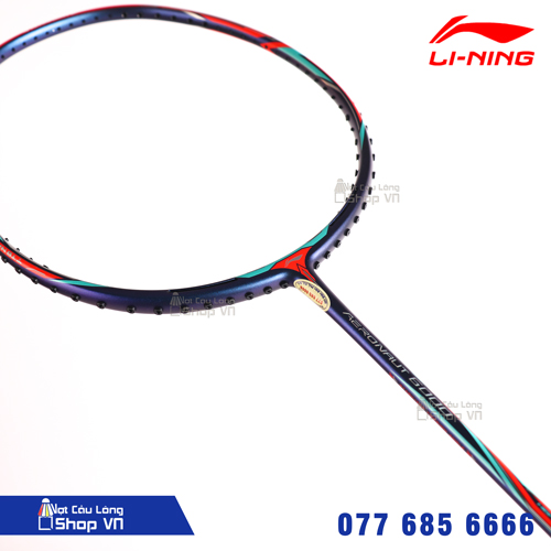 Thân của vợt Lining Aeronut 6000 màu xanh mạnh mẽ