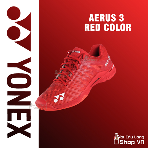 Yonex Aerus 3 đỏ thời trang