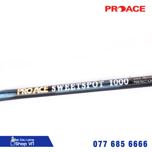 Thân vợt Proace Sweetspot 1000 mỏng manh