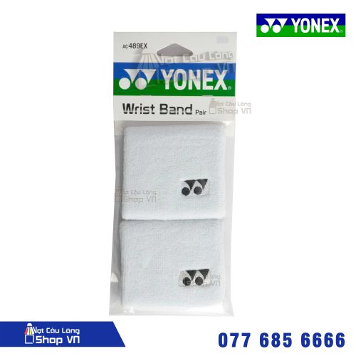 Băng cổ tay Yonex AC489EX trắng