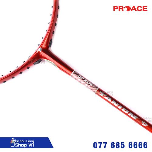 Thân vợt của Proace Ti Tanium 9 màu đỏ