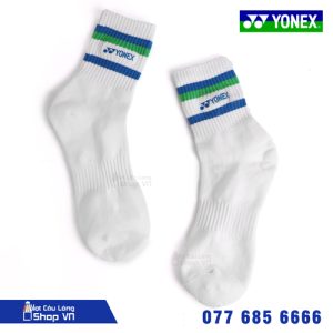Vớ cầu lông Yonex 75th sọc xanh cao cấp