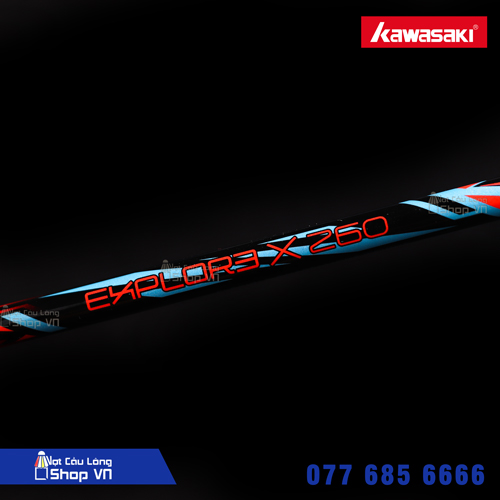 Thân vợt Kawasaki X260 đỏ đen