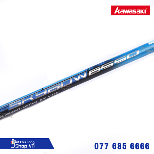 Thân vợt của Kawasaki Skybow 6550 mỏng
