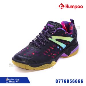 giày cầu lông Kumpoo A71 màu đen