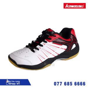 Giày cầu lông Kawasaki K063 trắng đỏ