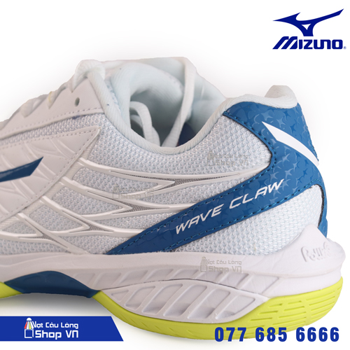 Gót giày Mizuno Wave Claw trắng