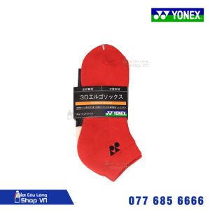 Vớ cầu lông Yonex ngắn đỏ