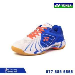 giày cầu lông yonex super ace light 2 trắng xanh