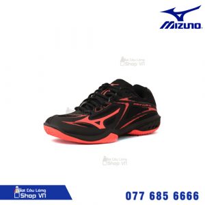 Giày cầu lông Mizuno Wave Claw EL đen đỏ