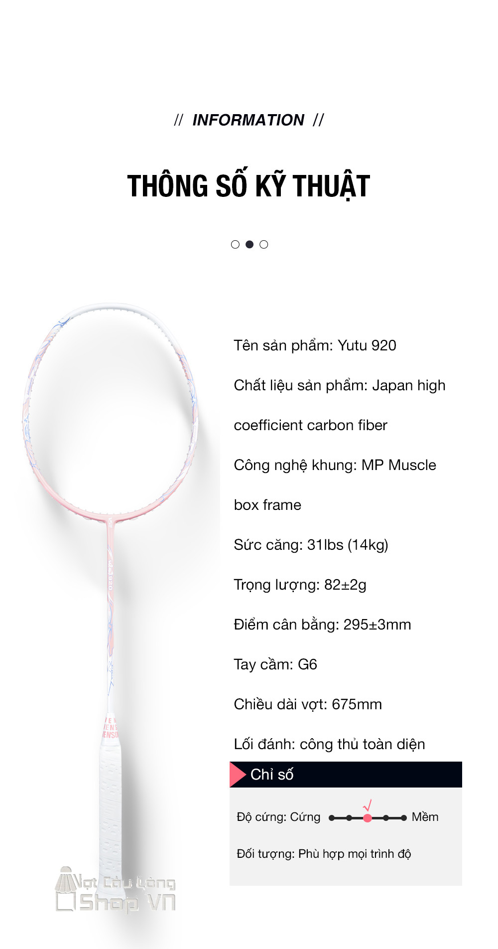 Vợt Cầu Lông Vs Yutu 920 Rabbit | Vợt Cầu Lông