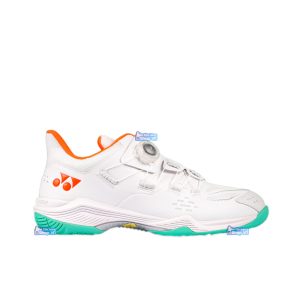 Mặt bên của giày cầu lông Yonex 88 Dial Gen 3 màu trắng