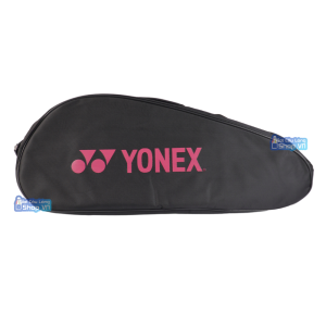 Mặt sau của túi cầu lông Yonex 300D gia công màu đen hồng
