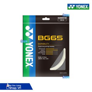 Cước đan vợt Yonex BG65 màu trắng