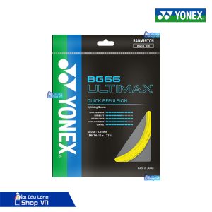Cước đan vợt Yonex BG66 Ultimax màu vàng