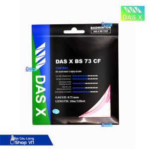 Dây cước căng vợt DAS X BS 73 CF-Màu trắng hồng