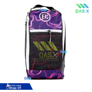 Túi đeo chéo DAS X XT-22 màu tím-chữ dạ quang