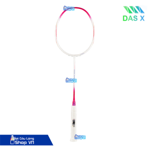 Vợt cầu lông DAS X Super Attack 7II màu hồng trắng
