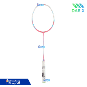 Vợt cầu lông DAS X Super Attack 7II màu trắng hồng