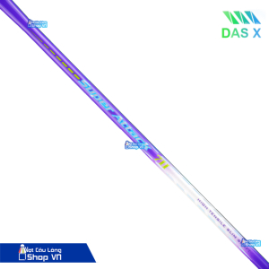 Vợt cầu lông DAS X Super Attack 7II màu trắng tím