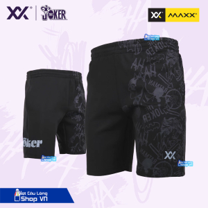 Quần cầu lông Joker MLPNT05 logo màu xám