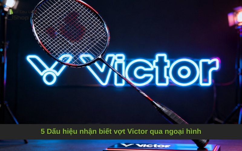 5 Dấu hiệu nhận biết vợt Victor qua ngoại hình