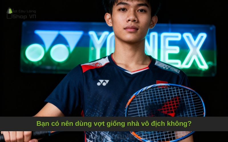 Bạn có nên dùng vợt giống nhà vô địch không