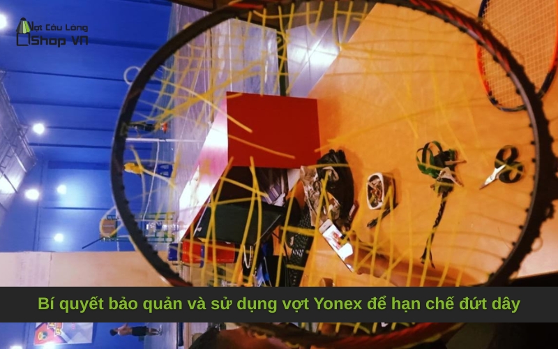 Bí quyết bảo quản và sử dụng vợt Yonex để hạn chế đứt dây