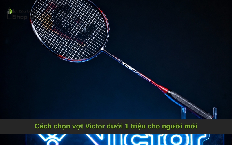 Cách chọn vợt Victor dưới 1 triệu cho người mới