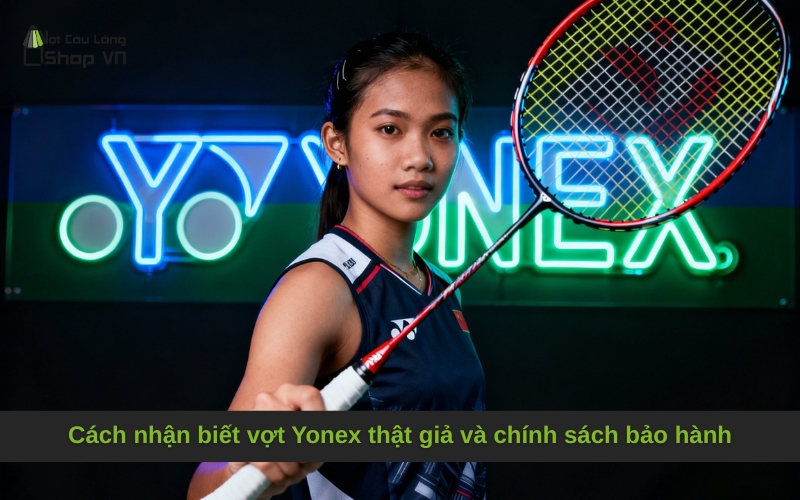 Cách nhận biết vợt Yonex thật giả và chính sách bảo hành