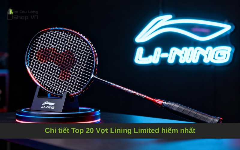 Chi tiết Top 20 Vợt Lining Limited hiếm nhất