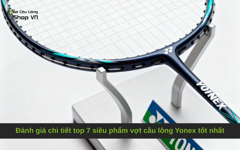 Đánh giá chi tiết top 7 siêu phẩm vợt cầu lông Yonex tốt nhất