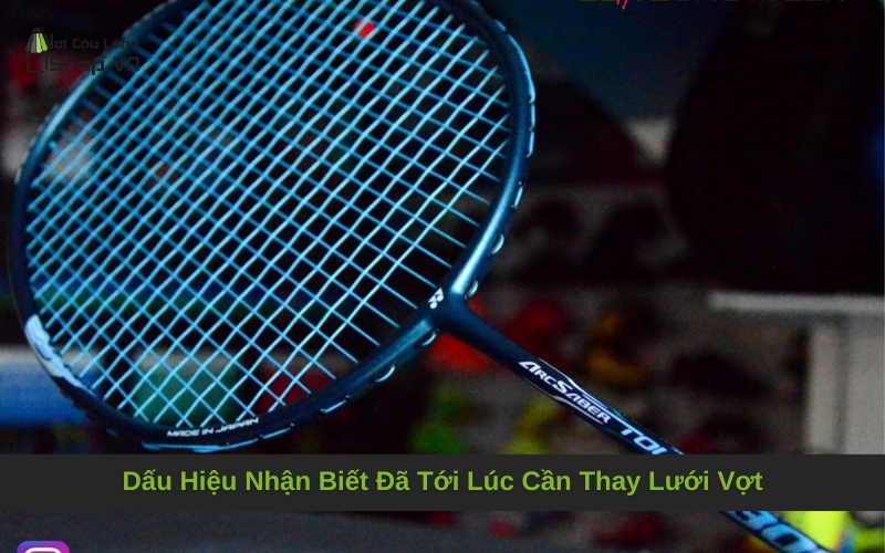 Dấu Hiệu Nhận Biết Đã Tới Lúc Cần Thay Lưới Vợt