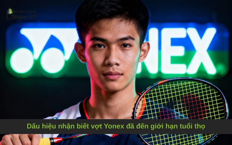 Dấu hiệu nhận biết vợt Yonex đã đến giới hạn tuổi thọ