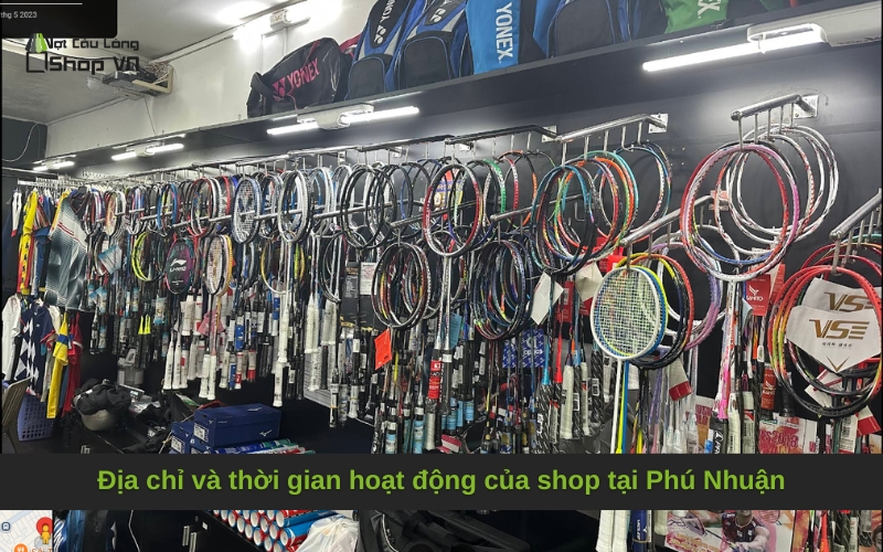 Địa chỉ và thời gian hoạt động của shop tại Phú Nhuận