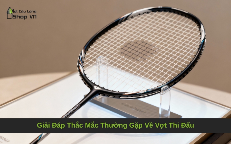 Giải Đáp Thắc Mắc Thường Gặp Về Vợt Thi Đấu