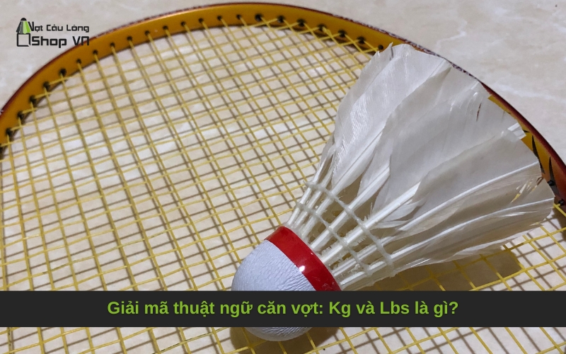 Giải mã thuật ngữ căn vợt: Kg và Lbs là gì?
