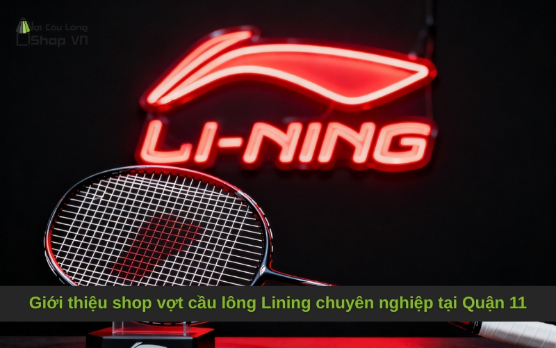 Giới thiệu shop vợt cầu lông Lining chuyên nghiệp tại Quận 11