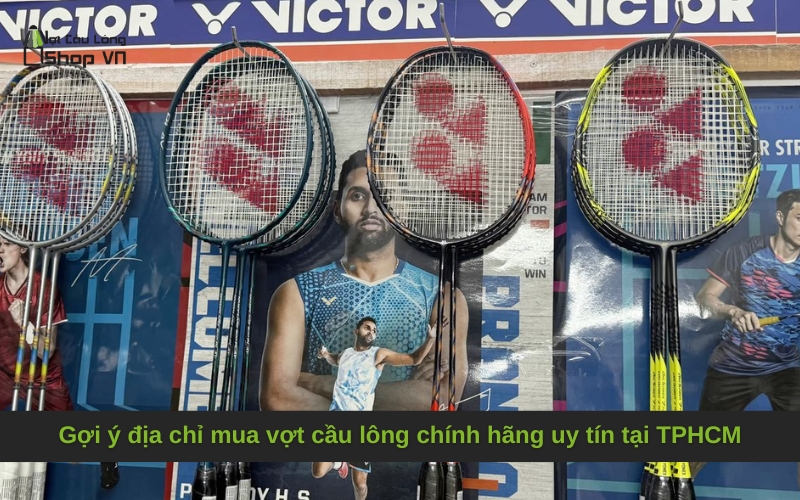 Gợi ý địa chỉ mua vợt cầu lông chính hãng uy tín tại TPHCM