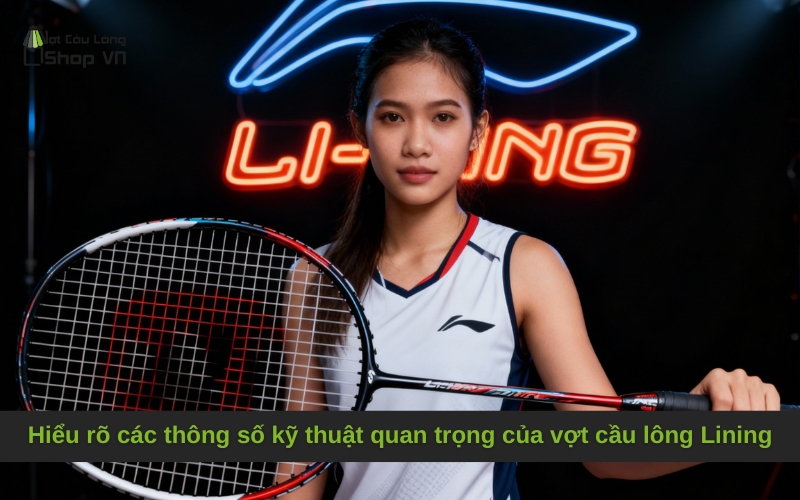 Hiểu rõ các thông số kỹ thuật quan trọng của vợt cầu lông Lining