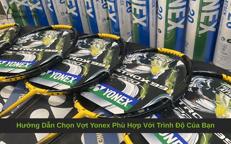 Hướng Dẫn Chọn Vợt Yonex Phù Hợp Với Trình Độ Của Bạn