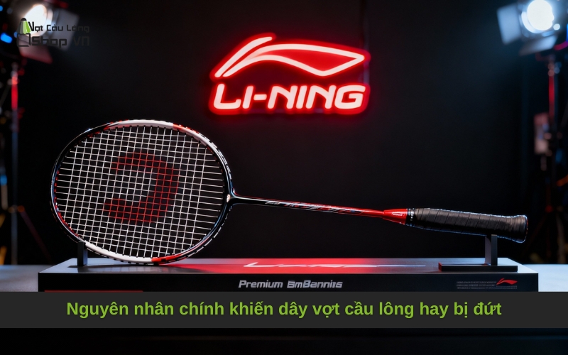 Nguyên nhân chính khiến dây vợt cầu lông hay bị đứt