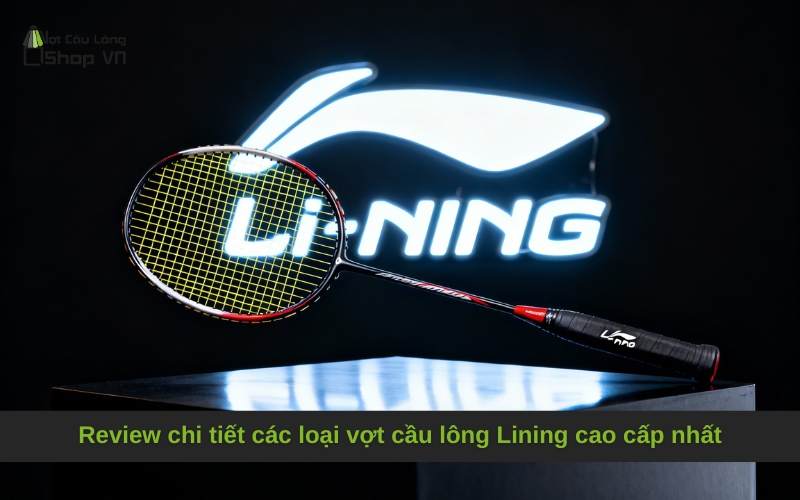 Review chi tiết các loại vợt cầu lông Lining cao cấp nhất