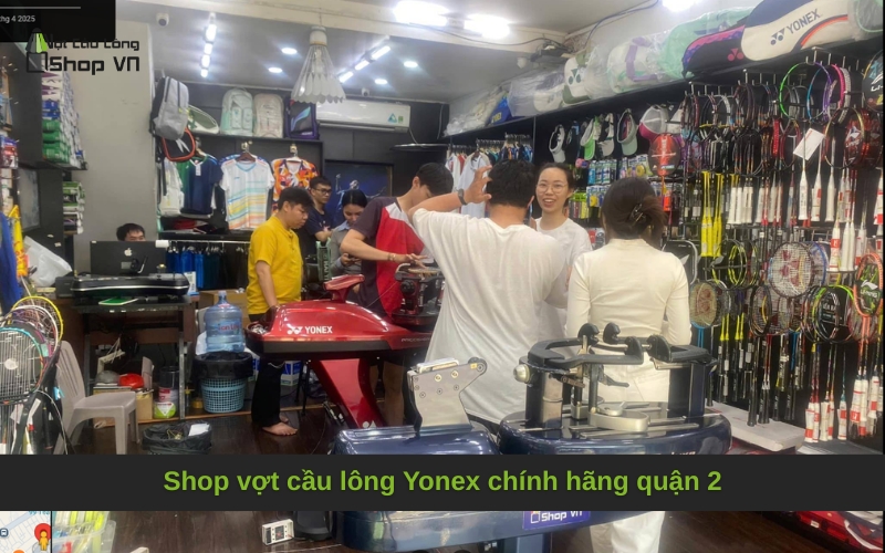Shop vợt cầu lông Yonex chính hãng quận 2