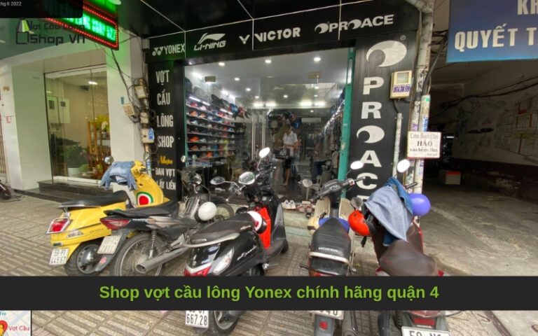 Shop vợt cầu lông Yonex chính hãng quận 4