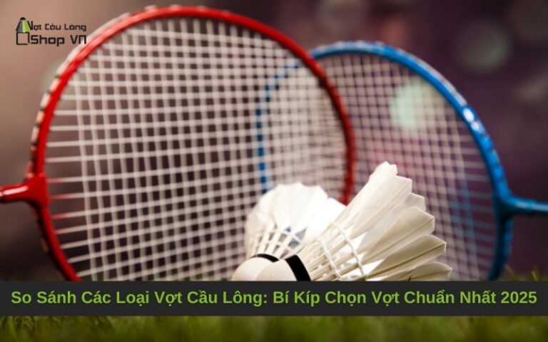 So Sánh Các Loại Vợt Cầu Lông: Bí Kíp Chọn Vợt Chuẩn Nhất 2025