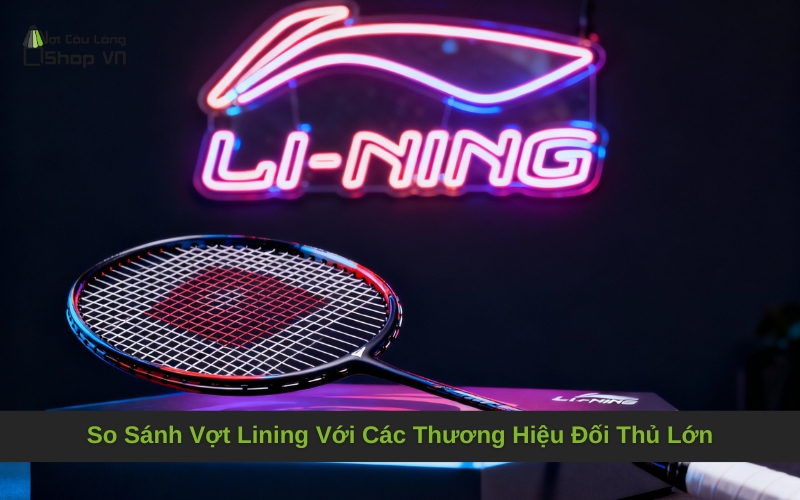 So Sánh Vợt Lining Với Các Thương Hiệu Đối Thủ Lớn