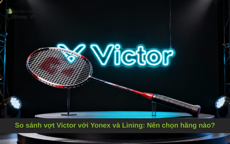 So sánh vợt Victor với Yonex và Lining: Nên chọn hãng nào?
